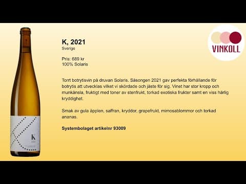 Meningen med vinet - Kullabergs K 2021 nr 93009