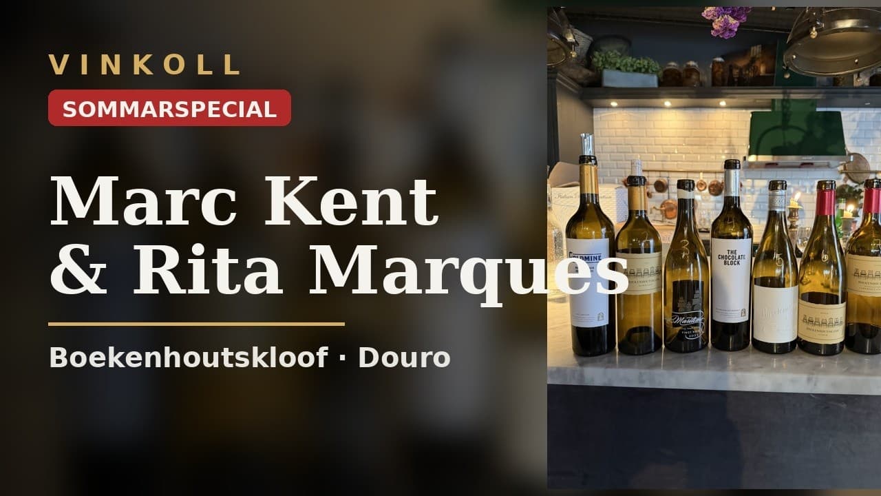 Meningen med vinet – Marc Kent (Boekenhoutskloof) & Rita Marques (Invincible)
