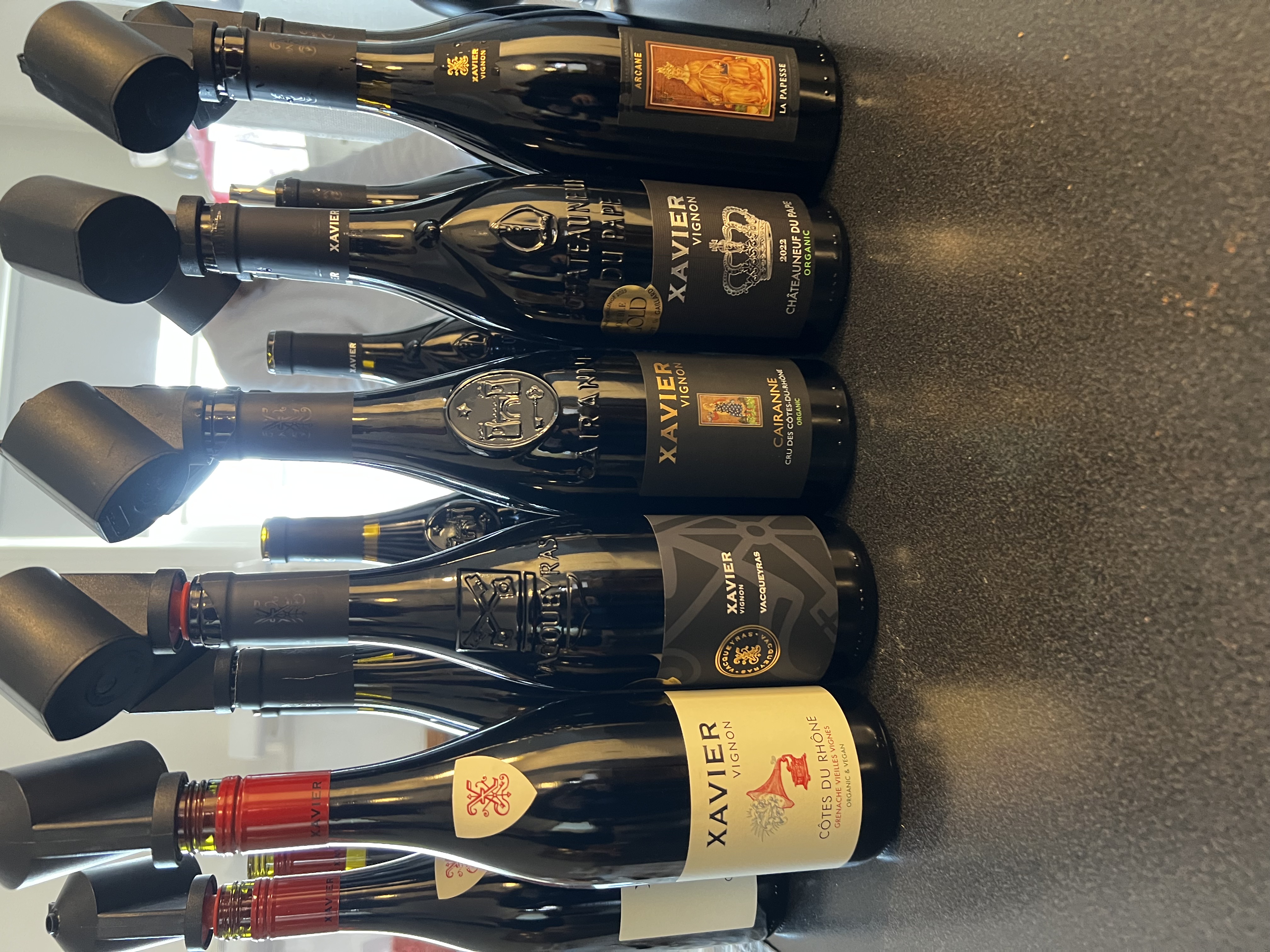 Kvällens viner uppradade